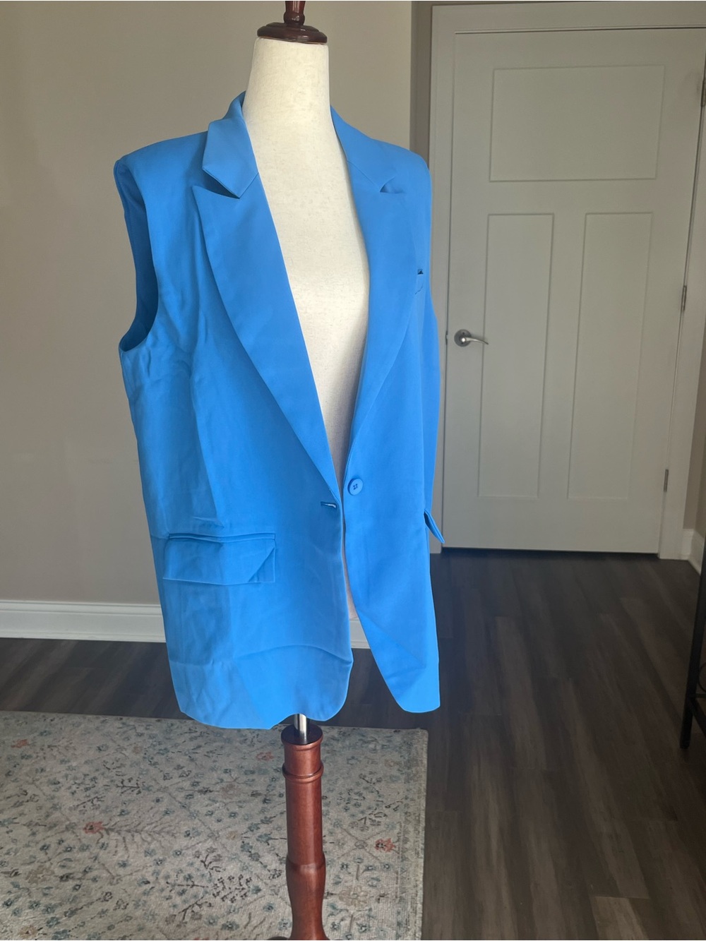 Oversized Women Sleeveless Blazer Vest